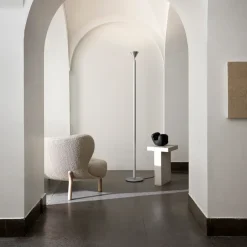 Apollo 180 floor lamp, Aluminium
