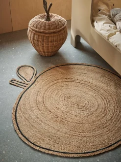 Apple braided jute rug, Natural