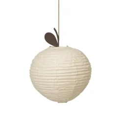 Apple lamp shade, Natural