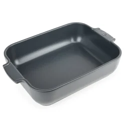 Appolia ceramic dish 22x32 cm, Black