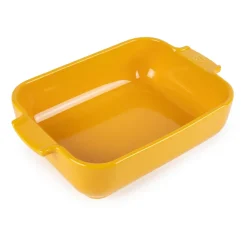 Appolia ceramic dish 16x25 cm, Saffron yellow