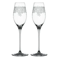 Arabesque champagne glass 30 cl 2-pack, Clear