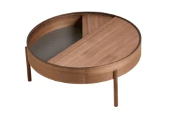 Arc coffee table 89 cm, Walnut