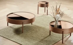 Arc coffee table 89 cm, Walnut