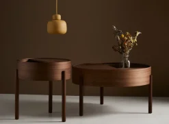 Arc coffee table 89 cm, Walnut