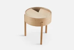 Arc side table, Oiled oak