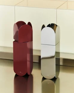 Arcs salt/pepper grinder 17 cm, Burgundy