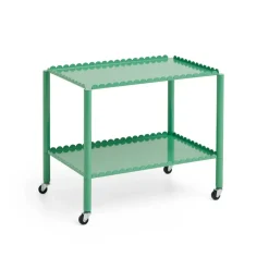 Arcs Trolley Low serving trolley, Soft jade