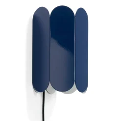 Arcs wall switch wall lamp, Cobalt blue