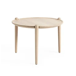 Aria coffee table, Light oak, Ø60x37 cm