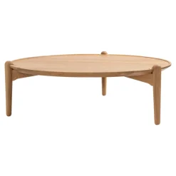 Aria coffee table, Oak, Ø90x30 cm