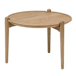 Aria coffee table, Oak, Ø60x37 cm