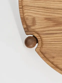 Aria coffee table, Oak, Ø60x37 cm