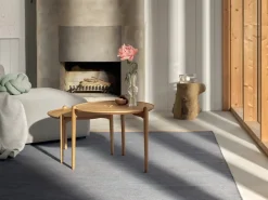 Aria coffee table, Oak, Ø60x37 cm
