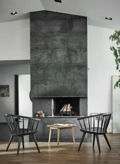 Arka lounge chair birch, Black