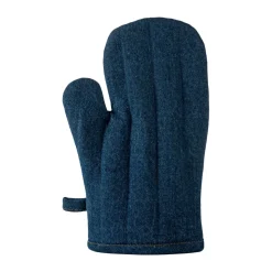 Aron denim oven mitt 16x30 cm, Blue