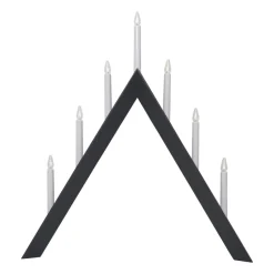 Arrow advent candelabra 64.5 cm, Grey