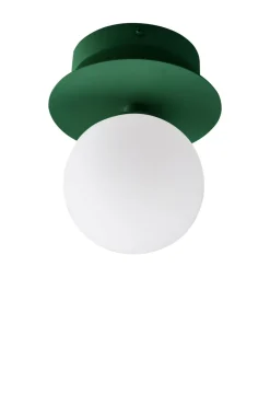 Art Deco IP44 wall lamp/ceiling lamp, Green-White