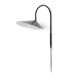 Arum swivel wall lamp, Black