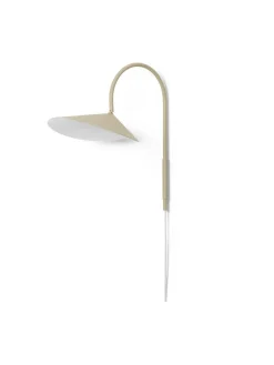 Arum swivel wall lamp, cashmere