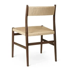 Arv chair woven back and seat, Smoke oiled oak-paper ribbon