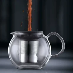 Assam teapot chrome, 1 l
