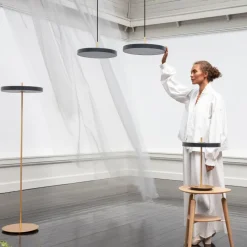 Asteria floor lamp, black