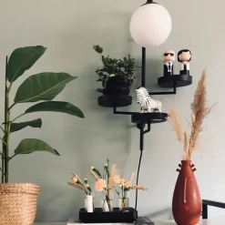 Astoria wall lamp, black