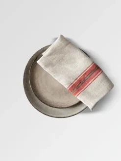 Astrid linen napkin 50x50 cm, Red