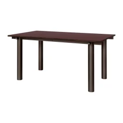 Atura dining table, Dark chocolate-burgundy, 90x160 cm