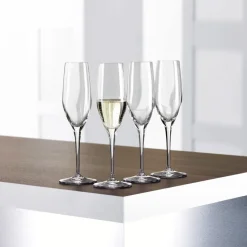 Authentis Champange glass 19cl. 4-pack, clear