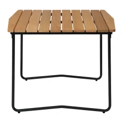 B31 dining table, Oiled oak-black