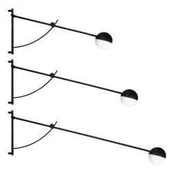 Balancer wall lamp, black