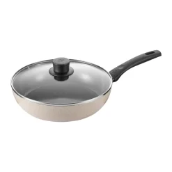Ballarini Ledro ceramic sauté pan with glass lid, 28 cm