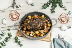 Ballarini Salina Ti-X serving pan with glass lid, 28 cm