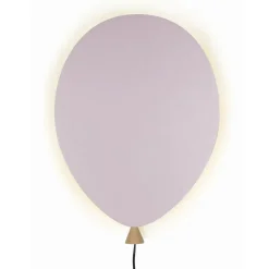 Balloon wall lamp, pink-ash