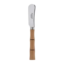 Bamboo shape butter spreader 14 cm, Light wood laminated