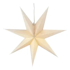 Bare advent star white, 60 cm