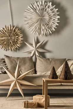Bare advent star white, 60 cm