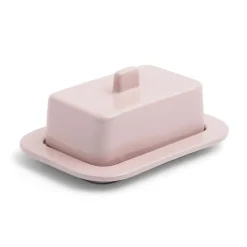 Barro butter dish, Pink