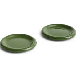 Barro plate, Green, Ø18 cm 2-pack