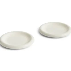 Barro plate, Off-white, Ø18 cm 2-pack
