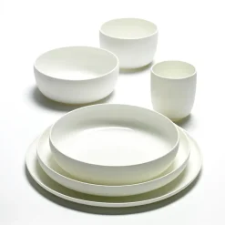 Base breakfast bowl with low rim white, 16 cm