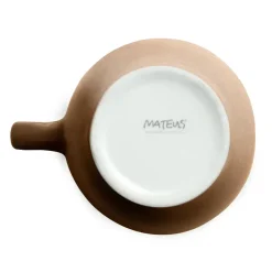 Basic organic mug 60 cl, cinnamon