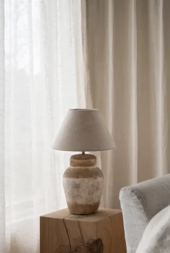 Basic wide lamp shade Ø25 cm, Natural