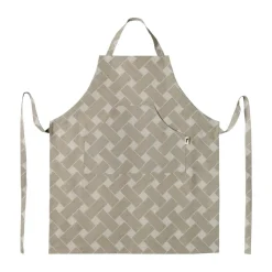 Basket XL apron, Natural taupe