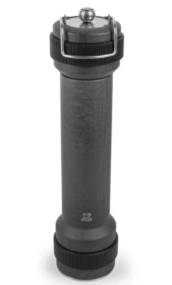BBQ pepper mill with light 30 cm, Wood-chocolate