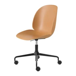Beetle Meeting Chair office chair, Amber brown-black