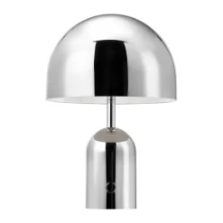 Bell Portable LED table lamp 28 cm, Silver