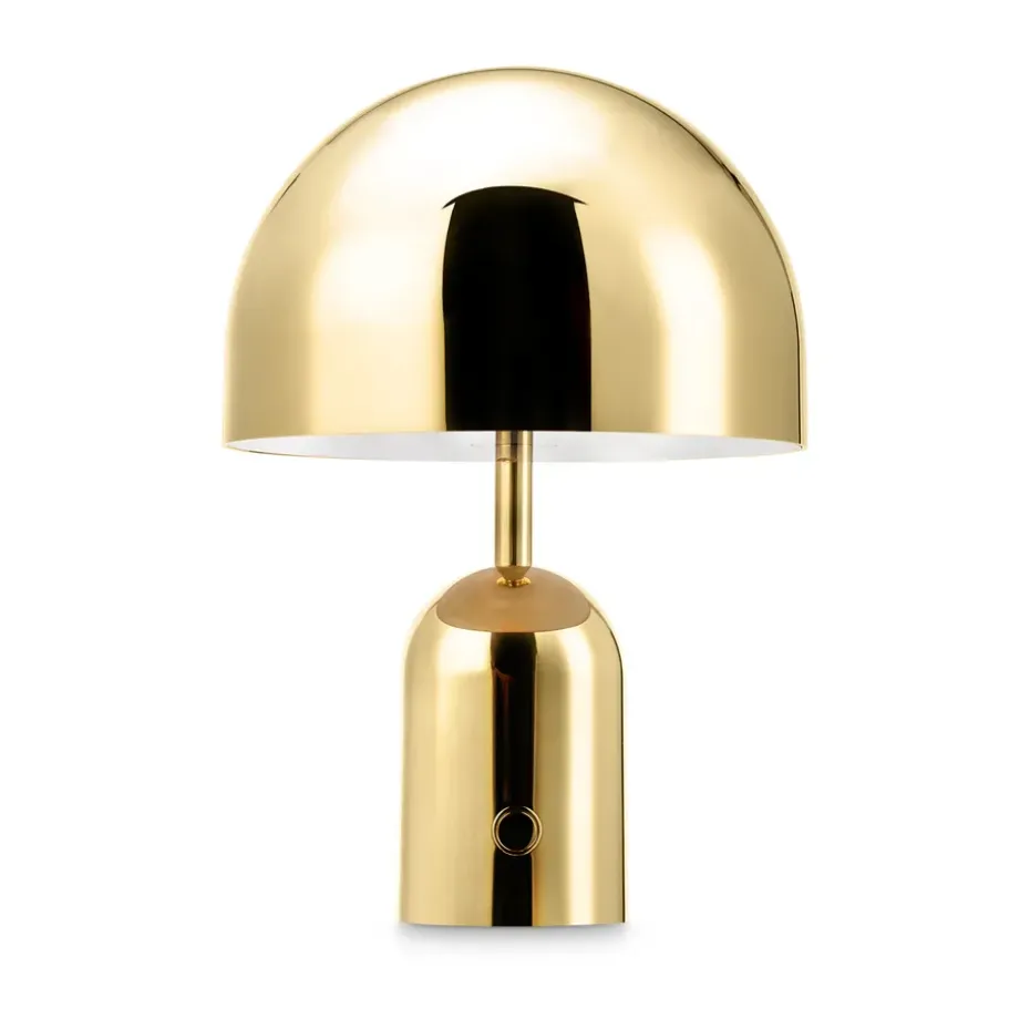 Bell Portable table lamp, Gold